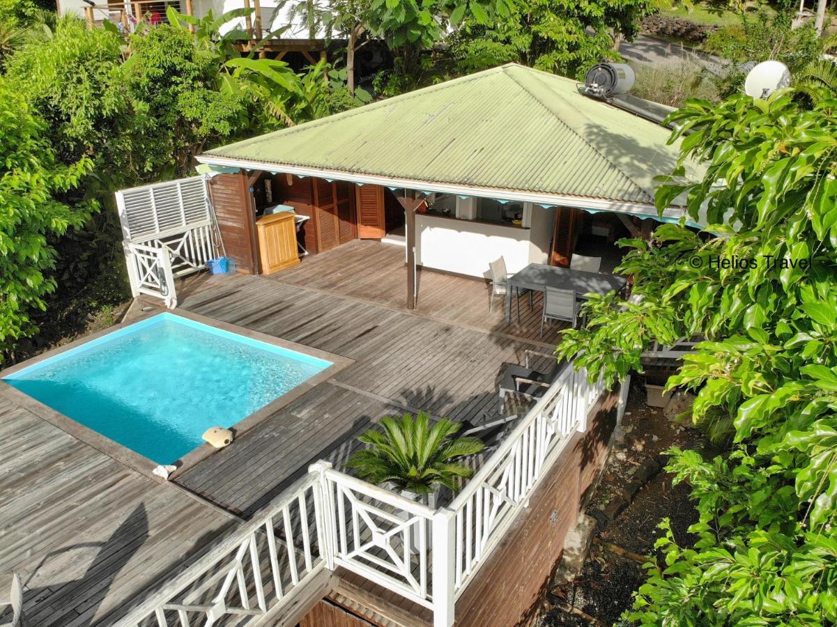 Case Coco Pointe Batterie. Piscine, Vue Mer, 4 P. Deshaies Dış mekan fotoğraf